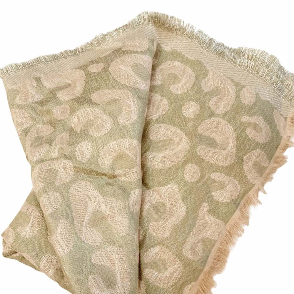 Steve Madden Animal Print Blush Scarf